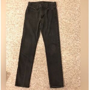Men's Old Navy Black Slim Straight Jeans, VGUC; Sz 28